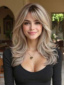 合成编织假发，外观自然，适合派对、活动、婚礼等场合。 - 彩色 - 查看 2