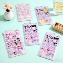 1pc 4 Options Cute Pet 3D Puffy Stickers Long-Lasting Adhesion Valentine's Day Gift For Phone Case Journal - 3D Stickers 19 - View 2