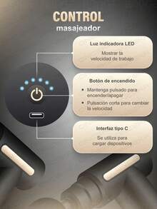 ONEEKA Pistola de fascia fría y caliente, mini pistola eléctrica de fitness para fascia cervical, masajeador de relajación, relajante muscular - Rojo - Ver 11