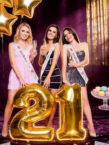 Correas personalizadas para fiestas con texto personalizado, correas con logotipo personalizado, correas para despedida de soltera, correas para concurso de belleza y cumpleaños, correas DIY, correas personalizadas para novia - Multicolor - Ver 5