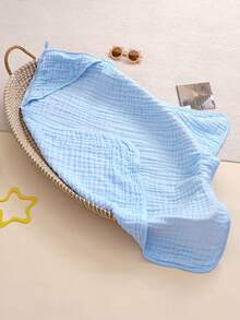 1pc Baby Hooded Bathrobe, Quick Dry Absorbent Bath Towel, Convenient For Diaper Changing, Unisex Cute Floral Pattern, Suitable For Beach, Pool, Vacation And Other Occasions - Multicolor - View 14