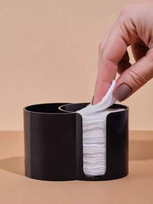 Qtip Dispenser Bathroom Storage Holder Storage Jar, Plastic Acrylic Jar For Ball Pads, Dental Floss Picks, Hair Clips