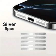 5/10 Pcs Speaker Mesh Dust Cover Sticker Fit For IPhone 15/16 Series