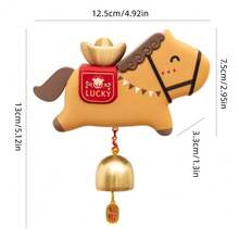 1pc Creative Cute 3D Tree House Fridge Magnet, Cartoon Magnetic Sticker With Bell, Suitable For Office Whiteboard, Dishwasher, Pegboard, Kitchen, Home Decor, Fun Gift, Birthday Gift, New Year Decoration, Valentine's Day Gift