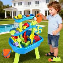 33pcs Beach Toys Set, Including Buckets, Watering Cans, Shovels And Sand Molds, Kids Beach Toys, Sand Buckets, Suitable For Boys, Girls, Bathroom, Garden, Wedding Party, Beach Travel, Outdoor Sand Bath, 2026 New Pool & Sand Table Toys - Color - View 5