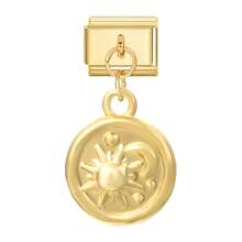 Pulseira modular com pingente interligável, decorada com elementos de coração, laço, lua e flor. Ideal como presente para amigos/casais, perfeita para Natal, Ano Novo, Halloween e Dia dos Namorados. Design encantador, joia em aço inoxidável, produto local, prático e moderno. Essencial para o Natal e o Halloween. Tons outonais, estilo natalino. - M291408 M291580 M292448 - Ver 15