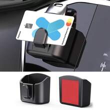 1pc Reusable Adhesive Dashboard Key Storage Box, Non-Slip Dashboard Organizer Box, Car Storage & Organization Accessory, Compact Tidy Box - Car Key Storage Box - View 2