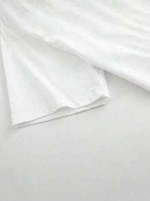 Women's Print Shell T-Shirt - Relaxed Fit Drop Shoulder Top With Soft Pink Shell Design - Breathable Everyday & Beach Shirt - Machine Washable Casual Blouse, Summer Apparel, Playful Graphic Tee Stylish Blouse, Adults - Hồng - Xem 4