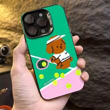 Estuche para teléfono Tennis Puppy Playtime Compatible con estuches para teléfonos   17  17 Pro  16 Pro Max  15 Pro Max  14 y  13 Hecho de material TPU duradero, resistente a caídas y elegante Un regalo perfecto para familiares, amigos y seres queridos y un excelente regalo para cumpleaños, San Valentín y Año Nuevo. - Negro - Ver 2