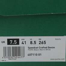 Puma Unisex SPEEDCAT Casual Low-Top Sneakers 40711001 - Black - View 6