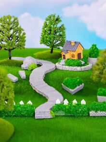 1/3/5 peças Ladrilhos de Grama Artificial Verde Vívido, Ideal para Decoração DIY, Textura Realista e Efeito de Folha Detalhado, Perfeito para Projetos DIY, Presentes de Aniversário, Decorações de Feriados, Jardins de Fadas em Miniatura, Decorações de Natal e Páscoa - multicolorido - Visão 6