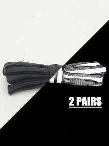 反光鞋带，可编织成手链，时尚运动鞋鞋带，个性化跑鞋替换鞋带 - 彩色 - 查看 21