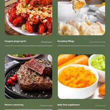 电动蒜蓉研磨器、食物处理器、迷你搅拌机。USB充电，300mAh锂电池，250ml容量。单手操作，小巧轻便，电动切碎研磨，一键启动，三件套刀片，可用于调味料和婴儿辅食制作。是家庭、宿舍和厨房的理想之选，一款必备的小型厨房工具。 - 綠色 - 查看 7