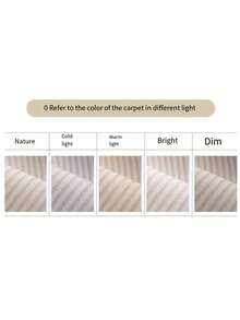 1pc Soft Cream-White Pineapple Plush Round Mat - Anti-Slip, Durable Polyester Floor Mat, Suitable For Bedroom Or Living Room Decor, Holiday Gift, Bedroom Carpet, Comfortable Home Accessory, Modern Round Pad, Decorative Rug, Bedroom Decor, Small Rug, Carpet, Home Decor, Living Room Rug, Living Room Small Rug - Multicolor - View 7