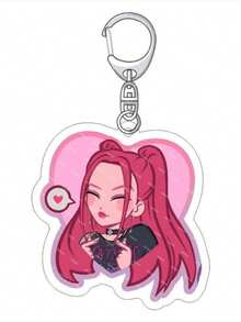 1pc KPOP Witch Hunt Squad Acrylic Keychain Pendant, Cute Decoration For Student Backpack, High-Quality Small Gift, Concert Souvenir - Multicolor - View 9