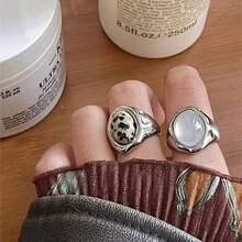 Anillo abierto unisex de diseño elegante y suave de nicho de alta gama, personalizado y de moda - anillo - Ver 2