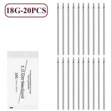 Stainless Steel Mixed Body Piercing Needles 12G 14G 16G 18G 20G Piercing Needles With Individual Packages For Ear Nose Navel - Silver - View 13