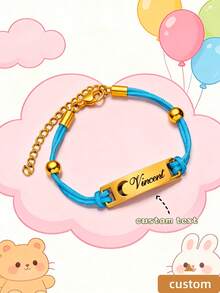 Customized Name/ID Bracelet | Unique Personalized Style, Suitable For Birthday And Epiphany Gifts, Handmade Jewelry - Multicolor - View 2