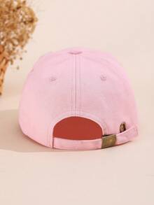 1pc Girls' Adjustable Baseball Cap With 3D Embroidered Butterflies, Breathable, Moisture-Wicking, Soft & Delicate, Suitable For Daily, Vacation, Outdoor Activities, Gift - 1PC - View 6