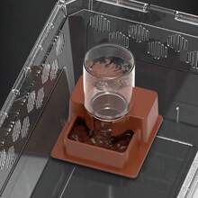 Multifunctional Transparent Reptiles Water Bowl Automatic Refill Function Reptiles Multi Level Design - Multicolor - View 4