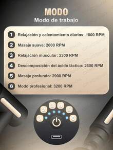 ONEEKA Pistola de fascia fría y caliente, mini pistola eléctrica de fitness para fascia cervical, masajeador de relajación, relajante muscular - Rojo - Ver 7