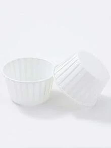 50pcs Heat & Oil Resistant Cupcake Liners, Baking Cups, Oven Ruffled Paper Cups, Ruffled Paper Trays, Cupcake Baking Cups, Cake Cups, Mini Cupcake Baking Liners, Bakery, Christmas, Wedding, Birthday Party Paper Cups - Multicolor - View 13