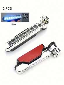 2个装汽车LED日间行车灯风力驱动LED泛光灯辅助照明摩托车灯汽车日间前大灯 - 2pcs - 查看 12