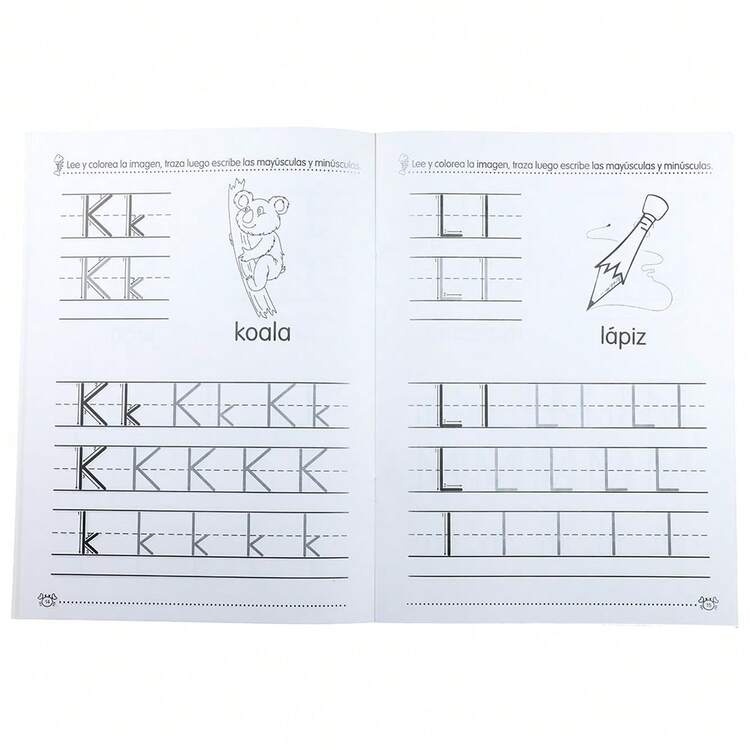 Spanish Alphabet Tracing Workbook, Suitable For Beginners, Learn Spanish Alphabet, Includes Writing Practice Of Common Spanish Vocabulary, Early Learning Activity Book For Children, Ideal For Home Education And Classroom Teaching. - Multicolor - View 5