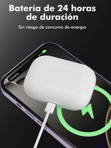 CasaBella WTECH Auriculares Bluetooth GPS OEM de tercera generación, auriculares Bluetooth inalámbricos, admiten carga inalámbrica, compatibles con Android - Blanco - Ver 2