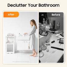 YUNRUX Bathroom Vanities & Medicine Cabinets - White - View 9