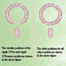 Hadaasi 1PC Women Girls Cute Bling Luxury Shiny Sparkle Shockproof Protective Cover 6.9", Pink Magnetic Glitter Diamond Compatible With IPhone 17 Pro Max Case[Compatible With Wireless Charging] Sparkle Rhinestone Camera Lens Protector Plated, Crtstal Clear Slim Military Drop Shockproof Cover - Pink - View 7