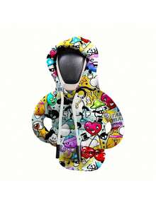 Graffiti Style Gear Shift Knob Cover, Colorful Street Art Car Gear Shift Sleeve, Elastic Fit Manual Transmission Accessory - Handbrake Cover - View 10