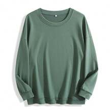 2026 Women's Sweatshirt Women's Crew Neck Sweatshirt Halloween Christmas Thanksgiving New Year Gift - Red Horse Horse Year 2026 Chinese New Year Sweatshirt Golden Floral Design Festival Lunar Holiday Gift Casual Comfortable Winter Wear - Autumn & Winter Couple Style,"Horse To Success" Casual Cotton Long Sleeve Crewneck Sweatshirt - 綠色 - 查看 10