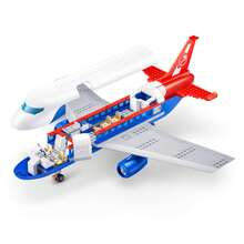 ZURU Max Adventure Airport Playset - Building Bricks - Blue - View 3