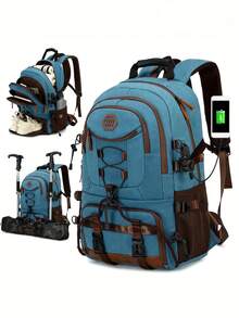 Large Capacity Lightweight Travel Backpack, Business Travel Carry-On Luggage Bag, Hiking Backpack, High School/College Student Backpack, Unisex Multi-Function Backpack - Multicolor - View 11