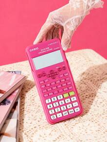 Casio 卡西欧科学计算器，252种功能，自然教科书式显示，高中生和大学生必备，数学办公工具 - FX-82ES Plus - 玫紅色 - 查看 4