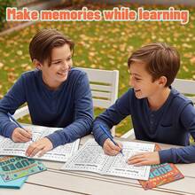 Screen-Free Math Logic Notebook Featuring Structured Number Grids, Age-Based Options (3–6, 6–9, 9–12, 12+), Helps Build Patience, Concentration, And Logical Reasoning Through Consistent Daily Practice Pages - Super Sudoku - View 7