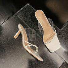 High Heel Sandals For Women - Beige - View 6