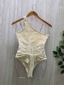 Women's Bodysuit Beachwear Elegant Strapless Cotton With Elastane High Quality Sizes M 38/42 - In 02 - Xem 5