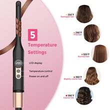 UKLISS 便携式超迷你直发器 | 110-240V 双电压 + LCD 温度显示 | 快速加热 + 黑金极简设计 | 精准打造刘海和短发造型 | 情人节、狂欢节、圣帕特里克节的理想礼物 | 随时随地，居家、外出、约会必备 - 黑色 - 查看 10