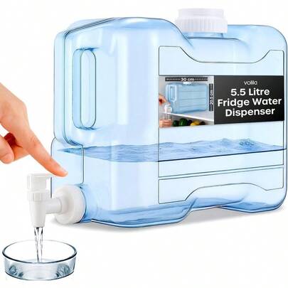 Large Water Dispenser - Reusable Camping Water Container For Water, Juice, Lemonade, Fridge, Travel, Camping, Picnic And Outdoor Events, Water Pitcher, Cold Drinks, Drinks Container
