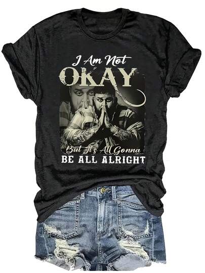 Jelly Rol 2024 Tour Casual Crew Neck T-Shirt For Women, Short Sleeve Summer Top - Soft Breathable Fabric, Relaxed Fit Daily Wear