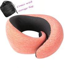 Memory Foam U-Shape Travel Pillow Neck Support Cushion For Airplane,Office,Nap - Grey - View 16