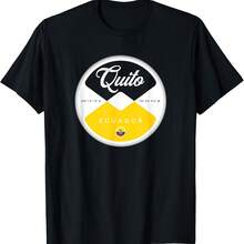 Quito Ecuador Circle Graphic T-Shirt - Verde - Ver 1