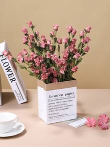 1/2支人造多头玫瑰，18.7英寸泡沫玫瑰花束，适用于室内/室外装饰、餐桌摆饰、婚礼装饰、插花、房间/家居装饰、花园装饰、情人节派对装饰 - 彩色 - 查看 1