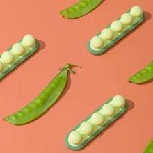 Multi-Functional Elastic Cable Organizer Clips, Silicone Cable Winder Desk/Wall Adhesive Cord Holder Cartoon Pea-Shaped Cable Clips, Multi-Functional Card Holder, Desk Organizer - Suitable For Earphones, Mobile Data Cables And Power Cords; Multi-Functional Cable Winding Wall-Mounted Cable Organizer - Suitable For Desk Or Bookshelf, School Supplies, Back To School Essential - Multicolor - View 4