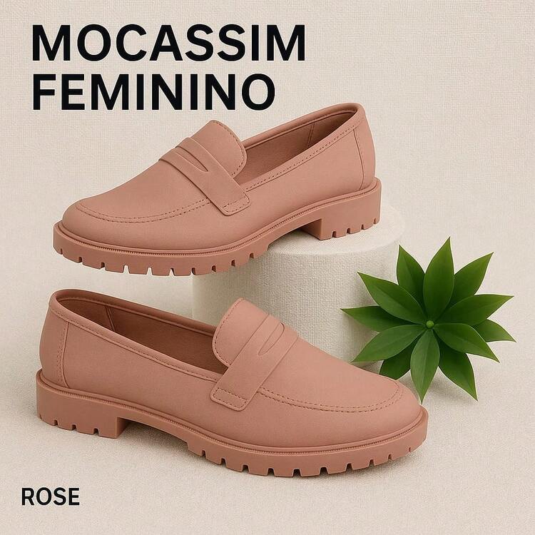 Women's Loafers: Rubberized, Closed Footwear For Cold Days - HOA HỒNG - Xem 2