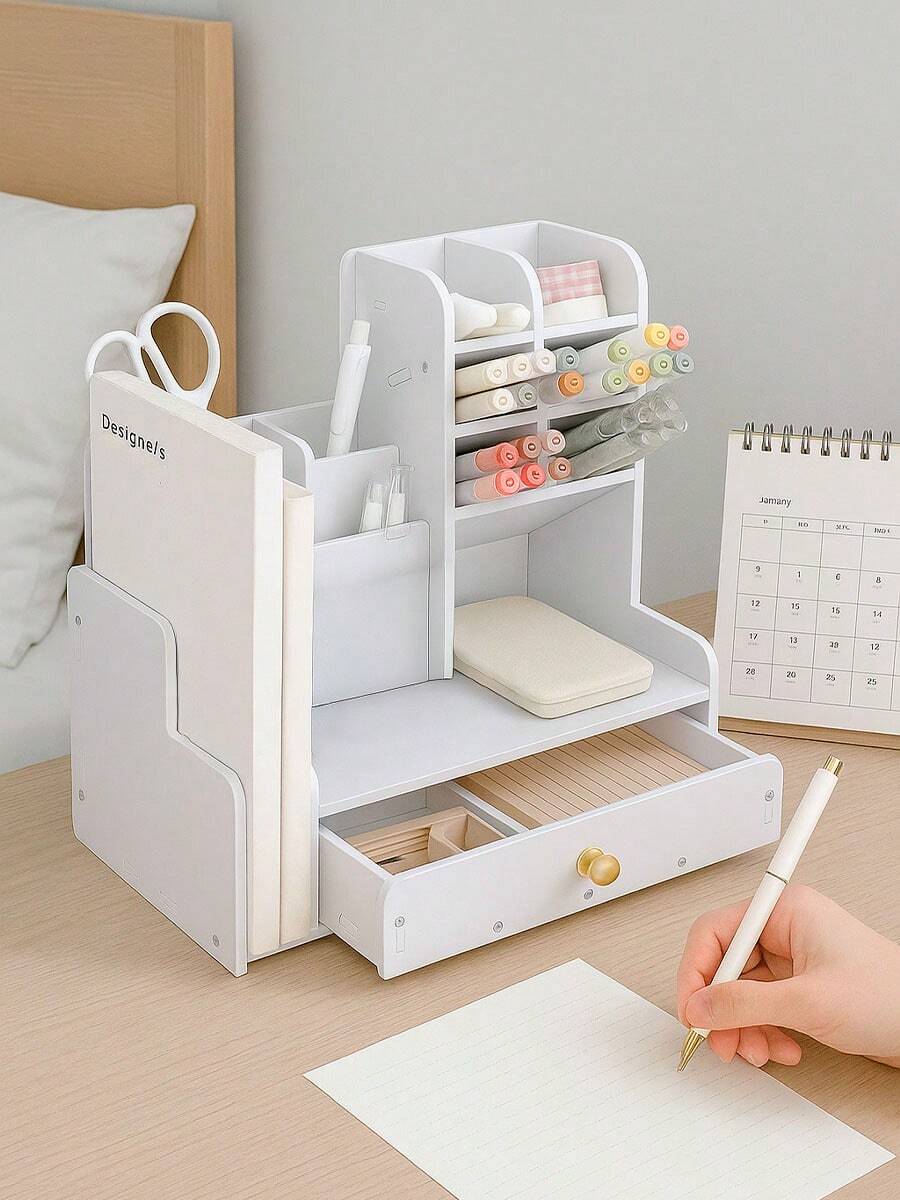 Organizador de Madera 13/18 Compartimentos Estante de Almacenamiento - 13 compartimentos - Ver 1