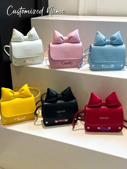 1 pieza Bolso de mano personalizable para volver a la escuela con nombre personalizado y tema festivo, adornado con un diseño lindo de gato - Gran capacidad, correa para el hombro ajustable, forro de poliéster, cierre con cremallera - Adecuado para trabajo, viaje, regalo de cumpleaños