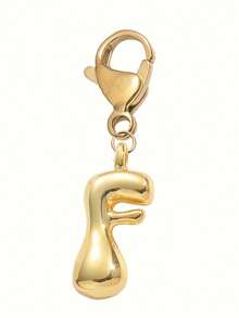 1Pc Lucky Keychain, Letters A-Z Pendant, Shiny Alloy Bag And Backpack Pendant, Perfect Gift For Birthdays And Special Occasions Keychain Ring Bag Backpack Pendant Car Pendant Gift For Women And Men, Wallet And Handbag Additions, Bag Pendant, Wallet Pendant, Lady Keychain Valentine's Day Gifts For Women: Car Keychains - Multicolor - View 22